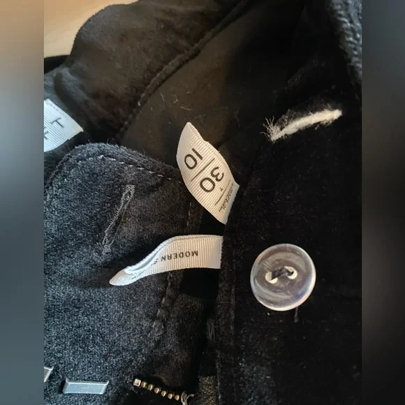 Loft Modern Velvet Tuxedo Pants - Picture 9 of 11